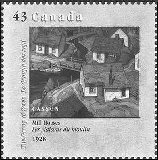 Timbre Afred Casson Stamp