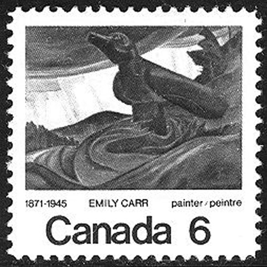 Timbre Emily Carr Stamp